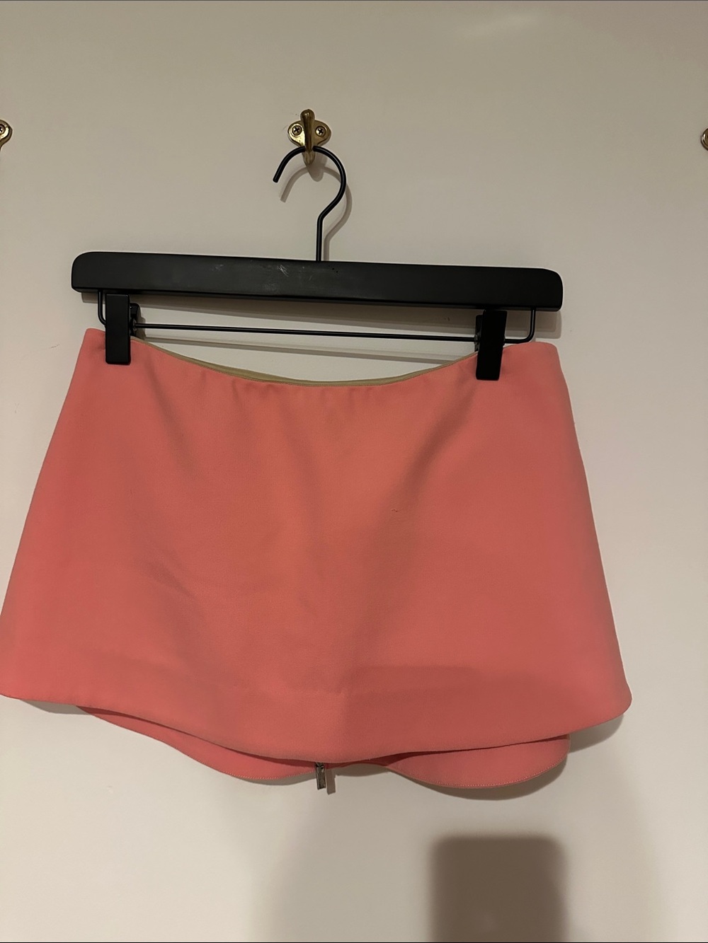 Elizabeth and James Coral Pink Mini Skirt